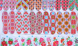 十字绣鞋垫儿背面是什么样的 十字绣鞋垫图案大全